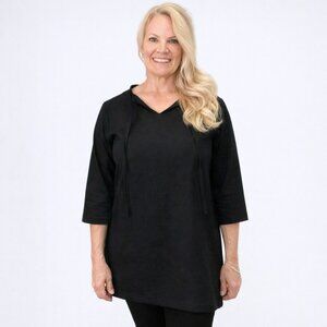 Linen Tunic | Black